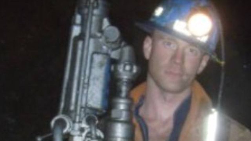 Your instructor underground in a Canadian mine